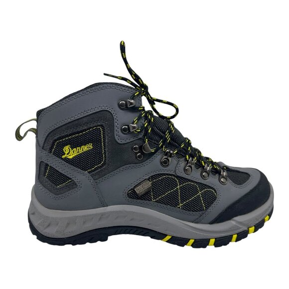 Danner Mens Trailtrek 4.5" Hiking Boots Gray & Yellow Leather/Fabric Up US 8 EE - Picture 13 of 16
